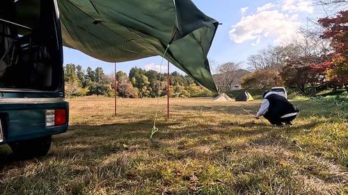 無料キャンプ場『須原親水広場』 須原親水広場 ソロキャンプ フリーサイト HOTさんのキャンプブログ CAMPiii（キャンピー） -キャンプ専用SNS キャンプのすべてがここに集まる-