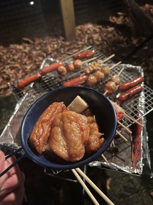 秋晴れキャンプ🏕️🍂 パークフィールド スノーピーク豊田鞍ヶ池 ファミリーキャンプ グループキャンプ 区画サイト 庭キャン+さんのキャンプブログ CAMPiii（キャンピー） -キャンプ専用SNS キャンプのすべてがここに集まる-