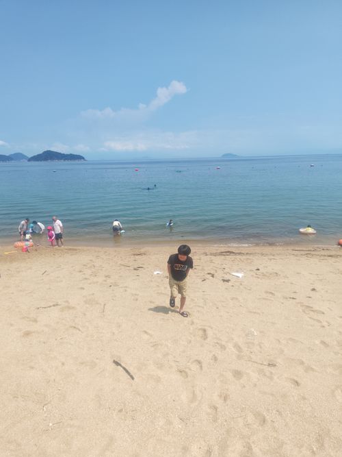 夏休み早よ終わらんかいねぇ&hellip; 片添ケ浜海浜公園 ファミリーキャンプ フリーサイト HARUMAGEDONさんのキャンプブログ CAMPiii（キャンピー） -キャンプ専用SNS キャンプのすべてがここに集まる-