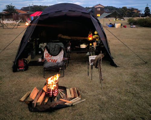 俺のあそびฅ(o&lsquo;ⓛ&rsquo;o)ฅ   なめキャン⛺ 天王崎公園 ソロキャンプ フリーサイト くまくまさんのキャンプブログ CAMPiii（キャンピー） -キャンプ専用SNS キャンプのすべてがここに集まる-