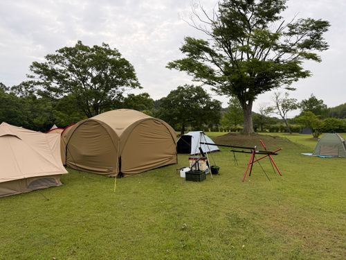 DIYなグルキャンを 涸沼自然公園キャンプ場 管理事務所 グループキャンプ ソロキャンプ フリーサイト まっつんさんのキャンプブログ CAMPiii（キャンピー） -キャンプ専用SNS キャンプのすべてがここに集まる-