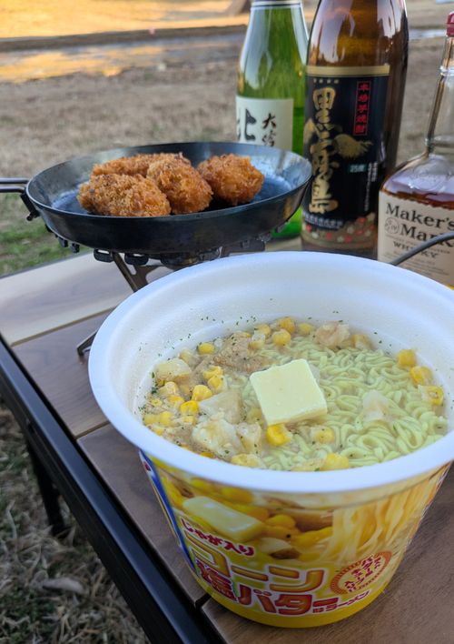 【粕汁✕ハツ串✕クラフトビール】千葉の楽々ガーデン ソロキャンプ フリーサイト MOTO△CAMPさんのキャンプブログ CAMPiii（キャンピー） -キャンプ専用SNS キャンプのすべてがここに集まる-