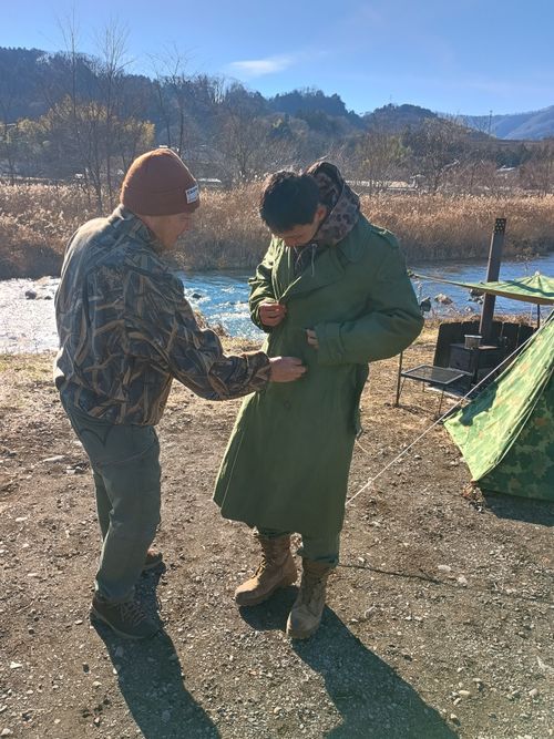 軍幕キャンプ納め 角田大橋河川敷 ソロキャンプ フリーサイト ウエィダーさんのキャンプブログ CAMPiii（キャンピー） -キャンプ専用SNS キャンプのすべてがここに集まる-