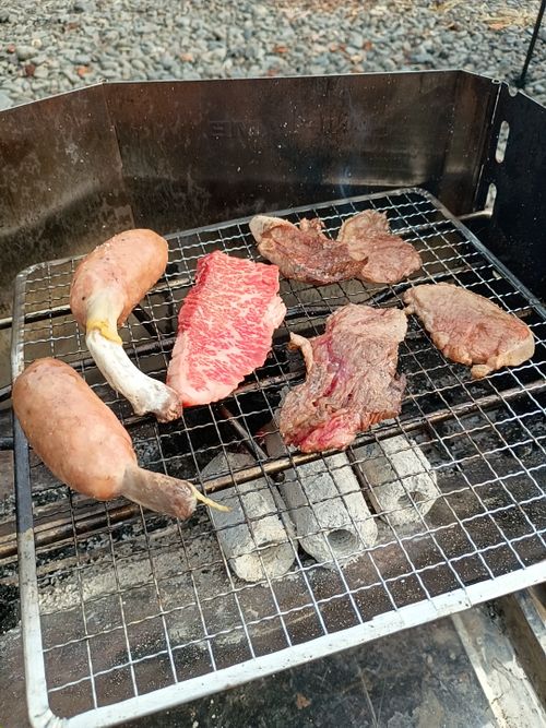 親子 de ポーランド合同演習 in小倉橋駐屯地 小倉橋下の河川敷 ファミリーキャンプ フリーサイト ウエィダーさんのキャンプブログ CAMPiii（キャンピー） -キャンプ専用SNS キャンプのすべてがここに集まる-