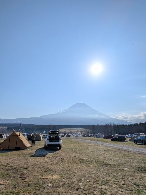 久々のふもとっぱら ふもとっぱらキャンプ場 ソロキャンプ グループキャンプ フリーサイト オートサイト IZUIZUさんのキャンプブログ CAMPiii（キャンピー） -キャンプ専用SNS キャンプのすべてがここに集まる-