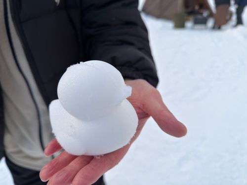大人だけど雪遊び全振りキャンプ⛄️❄️🗿 白川郷ひらせ温泉キャンプサイト グループキャンプ フリーサイト ぐうたら夫婦さんのキャンプブログ CAMPiii（キャンピー） -キャンプ専用SNS キャンプのすべてがここに集まる-