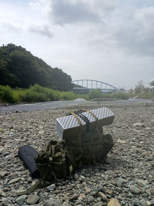 地元の川deデーキャンプ 金目川水道橋 ソロキャンプ フリーサイト ウエィダーさんのキャンプブログ CAMPiii（キャンピー） -キャンプ専用SNS キャンプのすべてがここに集まる-