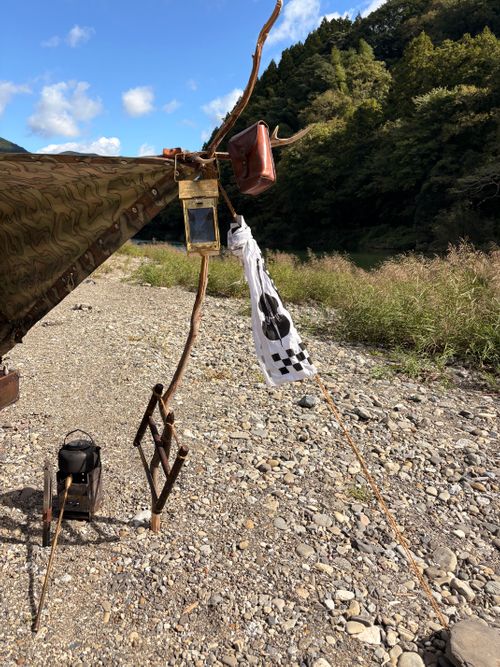 rock 'n' roll♪♪軍幕camp‼︎ 前川キャンプ場 ソロキャンプ フリーサイト Camp 'n'g  Roll♪🏁さんのキャンプブログ CAMPiii（キャンピー） -キャンプ専用SNS キャンプのすべてがここに集まる-