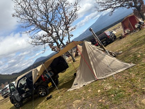 GO OUT CAMP 冬2025 🎄にソロ参加して、ど雨でぐちゃぐちゃになったけど、結果的に楽しかったキャンプ🏕️ ふもとっぱらキャンプ場 ソロキャンプ フリーサイト オートサイト waccy0441さんのキャンプブログ CAMPiii（キャンピー） -キャンプ専用SNS キャンプのすべてがここに集まる-