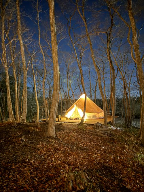 冬キャンプ TSUNAGARI NO MORI キャンプ場 グループキャンプ フリーサイト トリッディさんのキャンプブログ CAMPiii（キャンピー） -キャンプ専用SNS キャンプのすべてがここに集まる-