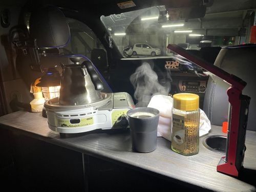 協力会忘年会 車中泊 天文館公園 グループキャンプ 区画サイト 262-davidsonさんのキャンプブログ CAMPiii（キャンピー） -キャンプ専用SNS キャンプのすべてがここに集まる-