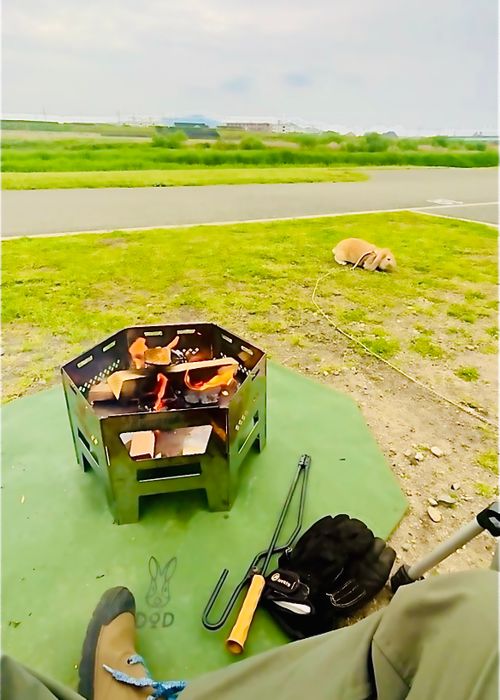 CAMPiii（キャンピー） おじキャン△さんのキャンプブログ リベンジしなきゃ&hellip;やめられない、止まらない💦悪天候キャンパー天候(転向？)おじうさキャン△ in ゆうゆう広場 〜 CAMP NO.188 ゆうゆう広場