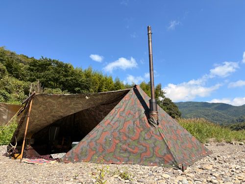 秋晴れのグルメ 前川キャンプ場 ソロキャンプ フリーサイト Camp 'n'g  Roll♪🏁さんのキャンプブログ CAMPiii（キャンピー） -キャンプ専用SNS キャンプのすべてがここに集まる-