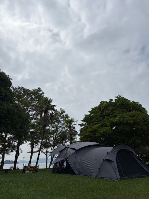 離島キャンプ 大串海水浴場 ファミリーキャンプ フリーサイト まるとらさんのキャンプブログ CAMPiii（キャンピー） -キャンプ専用SNS キャンプのすべてがここに集まる-