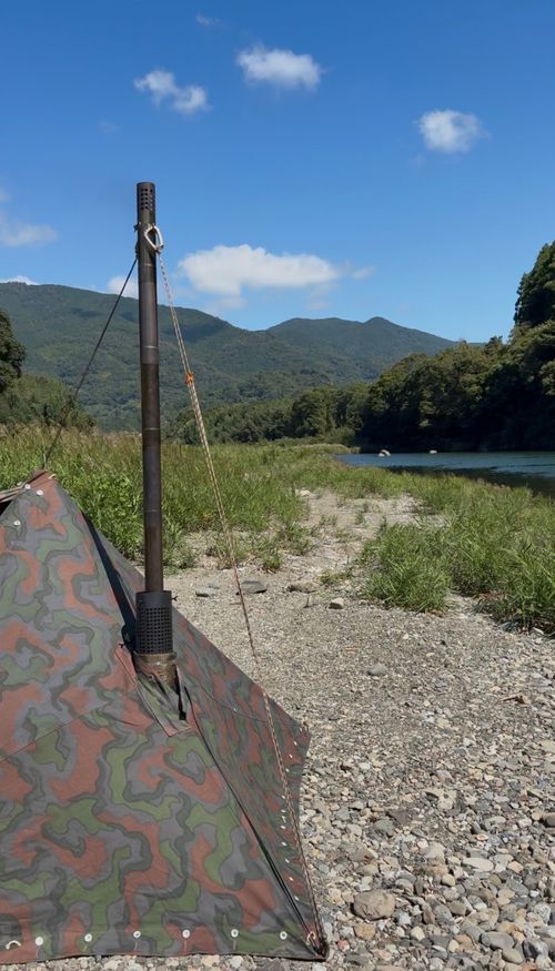 秋晴れのグルメ 前川キャンプ場 ソロキャンプ フリーサイト Camp 'n'g  Roll♪🏁さんのキャンプブログ CAMPiii（キャンピー） -キャンプ専用SNS キャンプのすべてがここに集まる-