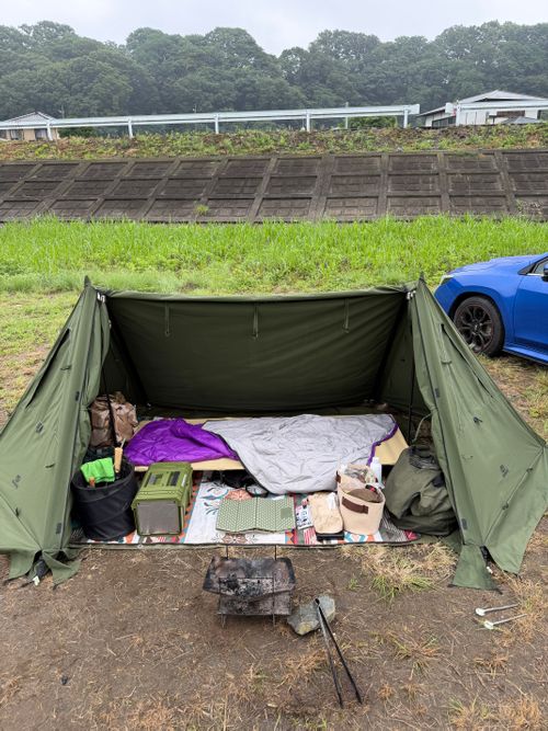 雨の切れ目のクイックソロ 八菅橋 ソロキャンプ フリーサイト Takadaさんのキャンプブログ CAMPiii（キャンピー） -キャンプ専用SNS キャンプのすべてがここに集まる-