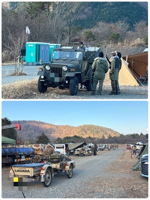 ミリキャ〜ン(*｣´□`)｣!!!【前編】 富士本栖湖リゾート グループキャンプ フリーサイト Oniyomeさんのキャンプブログ CAMPiii（キャンピー） -キャンプ専用SNS キャンプのすべてがここに集まる-