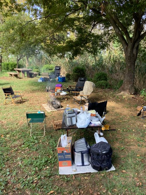 Vol.104 25/NO.23　いつもの場所でお肉焼く‼️ 坂戸市 ソロキャンプ フリーサイト 🔥焚き火🔥さんのキャンプブログ CAMPiii（キャンピー） -キャンプ専用SNS キャンプのすべてがここに集まる-