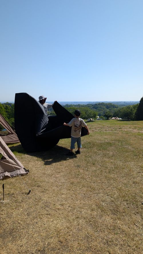 お久しぶりの福岡キャンプ🏕️ ファミリーキャンプ 区画サイト オートサイト ヒゲキャンさんのキャンプブログ CAMPiii（キャンピー） -キャンプ専用SNS キャンプのすべてがここに集まる-