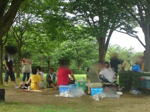 CAMPiii（キャンピー） ロマンチックあげる夫さんのキャンプブログ 先輩の職場のBBQにお邪魔した日 秋田市一つ森公園