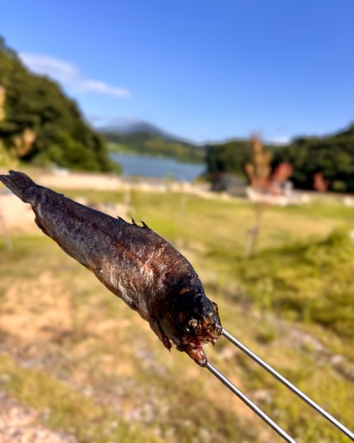 【後編】浴衣できゃんぷ👘 💙そして「孤独のグルメ」 アウトドアヴィレッジ三春 さくら湖キャンプサイト Oniyomeさんのキャンプブログ CAMPiii（キャンピー） -キャンプ専用SNS キャンプのすべてがここに集まる-