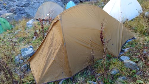 紅葉🍁登山 涸沢カール ソロキャンプ グループキャンプ フリーサイト まーささんのキャンプブログ CAMPiii（キャンピー） -キャンプ専用SNS キャンプのすべてがここに集まる-