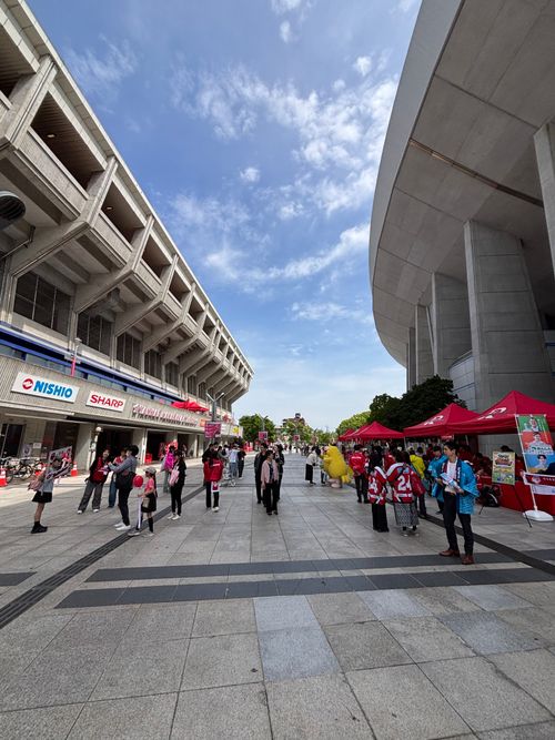 兵、走る YANMAR HANASAKA STADIUM とのさんのキャンプブログ CAMPiii（キャンピー） -キャンプ専用SNS キャンプのすべてがここに集まる-