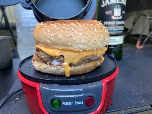 朝バーガー編　１月キャンプ2回目 智光山公園 キャンプ場 グループキャンプ オートサイト 区画サイト boorishcamperさんのキャンプブログ CAMPiii（キャンピー） -キャンプ専用SNS キャンプのすべてがここに集まる-