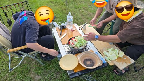 HARIO(針尾)で二日酔い 西海橋オートキャンプ場 グループキャンプ 区画サイト フッキーさんのキャンプブログ CAMPiii（キャンピー） -キャンプ専用SNS キャンプのすべてがここに集まる-