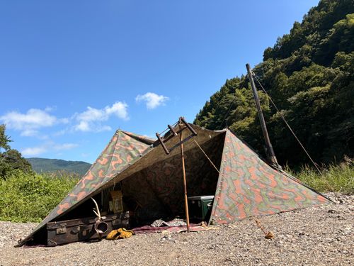 秋晴れのグルメ 前川キャンプ場 ソロキャンプ フリーサイト Camp 'n'g  Roll♪🏁さんのキャンプブログ CAMPiii（キャンピー） -キャンプ専用SNS キャンプのすべてがここに集まる-