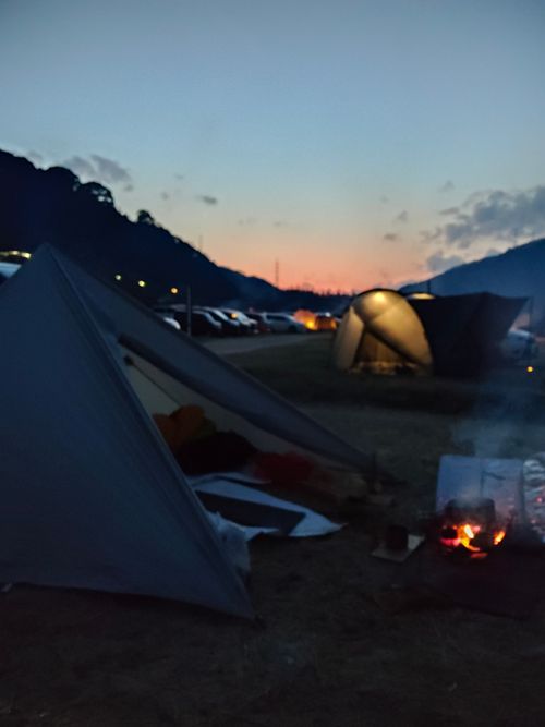 3連休初日　徒歩キャン 笠置キャンプ場 ソロキャンプ フリーサイト おっとまんSさんのキャンプブログ CAMPiii（キャンピー） -キャンプ専用SNS キャンプのすべてがここに集まる-