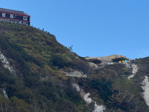 山キャン(燕岳) 燕山荘 ソロキャンプ フリーサイト シルバーズさんのキャンプブログ CAMPiii（キャンピー） -キャンプ専用SNS キャンプのすべてがここに集まる-