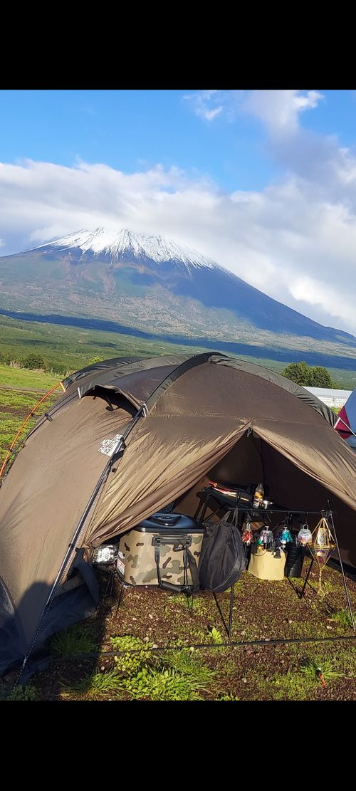 初とまとっぱら🍅 富士高原トマトフィールド ソロキャンプ フリーサイト 夢見るクマさんのキャンプブログ CAMPiii（キャンピー） -キャンプ専用SNS キャンプのすべてがここに集まる-
