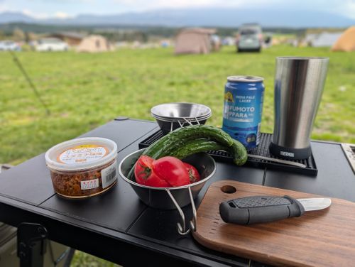 雨にも負けず風にも負けず&hellip; ふもとっぱらキャンプ場 ファミリーキャンプ 好々爺🇯🇵さんのキャンプブログ CAMPiii（キャンピー） -キャンプ専用SNS キャンプのすべてがここに集まる-