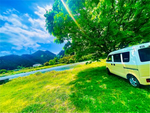 CAMPiii（キャンピー） おじキャン△さんのキャンプブログ のんびりマッタリ&hellip;GW明け連泊おじうさキャン△ in 阿武川河川公園キャンプ場 〜 CAMP NO.190 阿武川河川公園