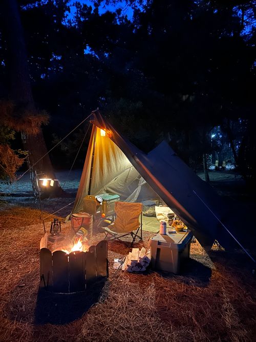 1月キャンプ　ソロでホームへ 美浜町煙樹海岸キャンプ場 ソロキャンプ フリーサイト △kuuga△さんのキャンプブログ CAMPiii（キャンピー） -キャンプ専用SNS キャンプのすべてがここに集まる-