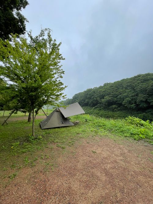 雨キャン！徒歩ソロで行く長瀞キャンプヴィレッジ！ ソロキャンプ 区画サイト ma9さんのキャンプブログ CAMPiii（キャンピー） -キャンプ専用SNS キャンプのすべてがここに集まる-