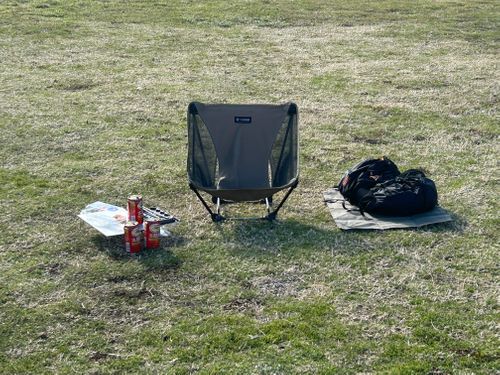 タープ忘れのチェアリング うみかぜ公園 ソロキャンプ フリーサイト Genさんのキャンプブログ CAMPiii（キャンピー） -キャンプ専用SNS キャンプのすべてがここに集まる-