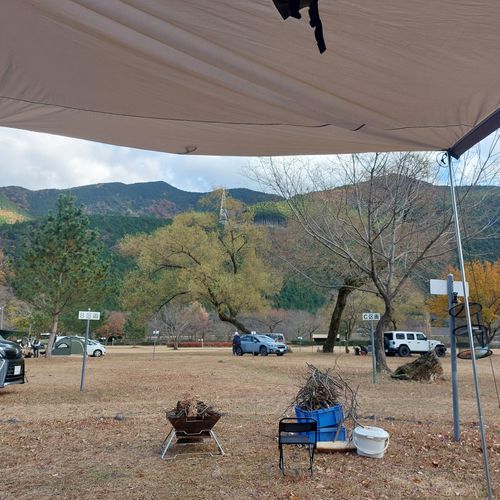 もう冬だね〜 くのわき親水公園キャンプ場 ファミリーキャンプ フリーサイト こば  さんのキャンプブログ CAMPiii（キャンピー） -キャンプ専用SNS キャンプのすべてがここに集まる-