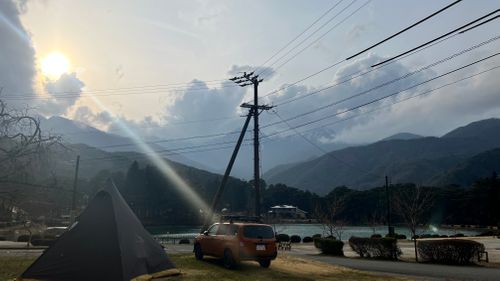 ご褒美キャンプ2 千人塚公園キャンプ場 ソロキャンプ 区画サイト KABUTOさんのキャンプブログ CAMPiii（キャンピー） -キャンプ専用SNS キャンプのすべてがここに集まる-