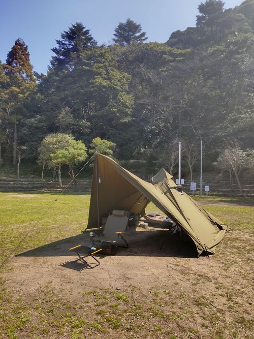 思い立ったら動け😜 十神山・なぎさ公園 ソロキャンプ 区画サイト マッサンさんのキャンプブログ CAMPiii（キャンピー） -キャンプ専用SNS キャンプのすべてがここに集まる-
