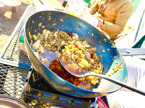 らにちゃんとしっぽり年末がやっぱりグルになる年末キャンプ🏕 ともえ川Park グループキャンプ 区画サイト ぷりんさんのキャンプブログ CAMPiii（キャンピー） -キャンプ専用SNS キャンプのすべてがここに集まる-