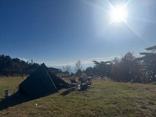 1年ぶりのこの地 陣馬形山キャンプ場 ソロキャンプ 区画サイト まっつんさんのキャンプブログ CAMPiii（キャンピー） -キャンプ専用SNS キャンプのすべてがここに集まる-