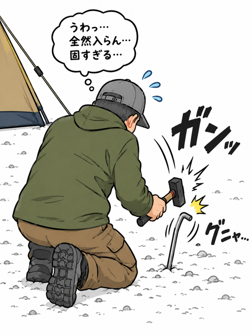 薪ストーブ焼き入れデイキャンプ(※終盤画像閲覧注意) 渡良瀬川河川敷 青少年ひろば ソロキャンプ フリーサイト やんさんのキャンプブログ CAMPiii（キャンピー） -キャンプ専用SNS キャンプのすべてがここに集まる-