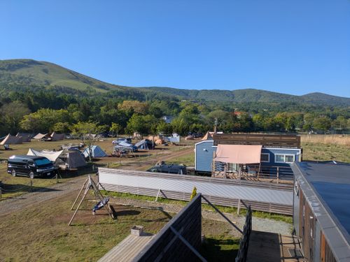 富士山満喫キャンプ LScamp山中湖 ファミリーキャンプ グループキャンプ 区画サイト ひなはるさんのキャンプブログ CAMPiii（キャンピー） -キャンプ専用SNS キャンプのすべてがここに集まる-