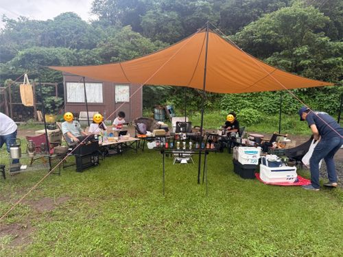 雨上がりのグルキャン 島の小さなキャンプ場 toto・ん・トコ グループキャンプ ソロキャンプ 区画サイト オートサイト moreAiさんのキャンプブログ CAMPiii（キャンピー） -キャンプ専用SNS キャンプのすべてがここに集まる-