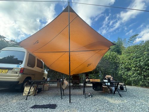 台風の影響で１泊になった８月キャンプ⛺️ 毛呂山町ゆずの里オートキャンプ場 ソロキャンプ オートサイト boorishcamperさんのキャンプブログ CAMPiii（キャンピー） -キャンプ専用SNS キャンプのすべてがここに集まる-