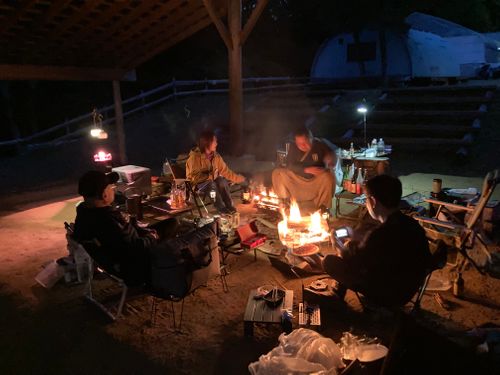 初の湖南は鬼ばかり？ （猪苗代湖 編） 江湖村キャンプ場 グループキャンプ フリーサイト FUNEさんのキャンプブログ CAMPiii（キャンピー） -キャンプ専用SNS キャンプのすべてがここに集まる-