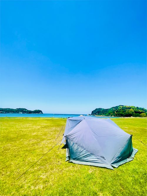 ひっさしぶりぶりの&hellip;完ソロおじキャン△ in 阿川ほうせんぐり海浜公園 〜 CAMP NO.189 阿川ほうせんぐり海浜公園 ソロキャンプ フリーサイト おじキャン△さんのキャンプブログ CAMPiii（キャンピー） -キャンプ専用SNS キャンプのすべてがここに集まる-