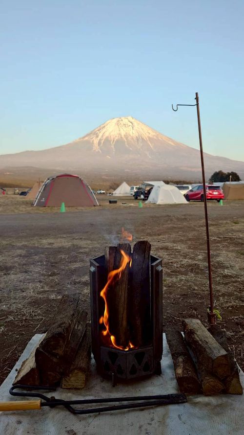 富士山愛で放題キャンプ♪ 井出トマト農園 富士高原農場 ファミリーキャンプ グループキャンプ フリーサイト まーささんのキャンプブログ CAMPiii（キャンピー） -キャンプ専用SNS キャンプのすべてがここに集まる-